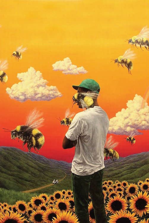 Posters Wholesale - Tyler TC Flowerboy 24x36: Cardboard Back & Clear Bag