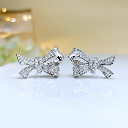 Bow Earrings Niche Design Fashion Personality Ear Stud