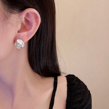 Personalized Pearl Earrings Women's French Trendy Grace