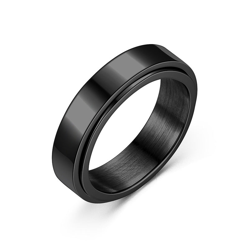 Women's Fashion Spinning Action Titanium Vegetable Ring