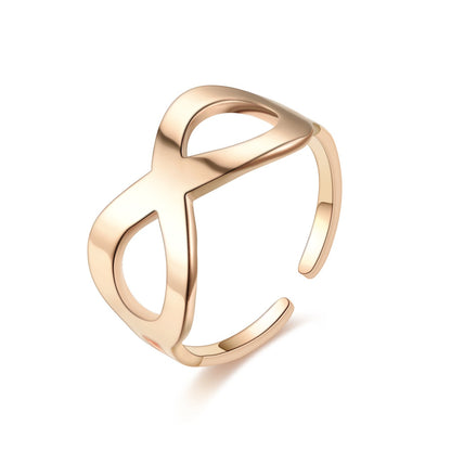 Women's Fashion Simple Stainless Steel Ring