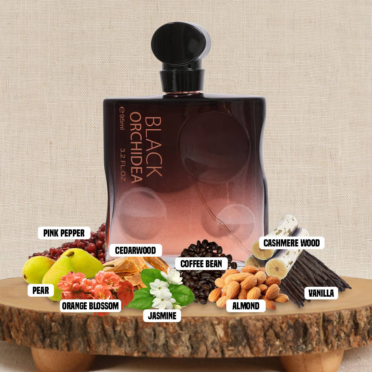 MYS Wholesale Inc - Black Orchidea Natural Spray Perfume for Women