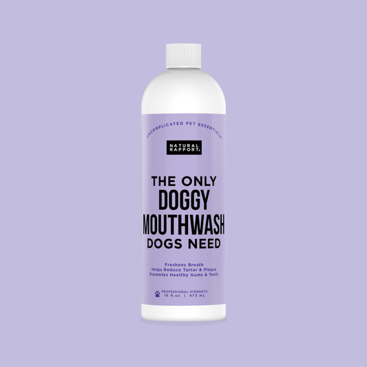 Natural Rapport - The Only Doggy Mouthwash Dogs Need: 16 ounce