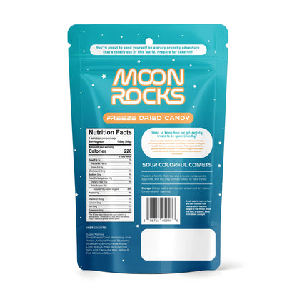 Fizz and Sweets - Moon Rocks Freeze Dried Candy- Sour Colorful Comets