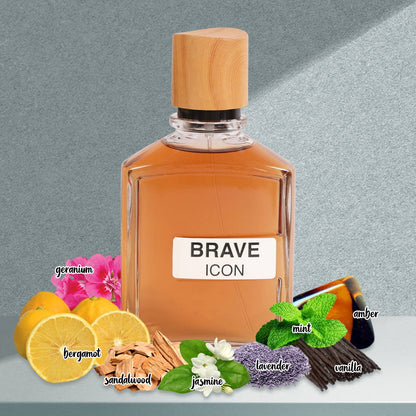 MYS Wholesale Inc - Brave Icon Spray Cologne Eau De Toilette For Men