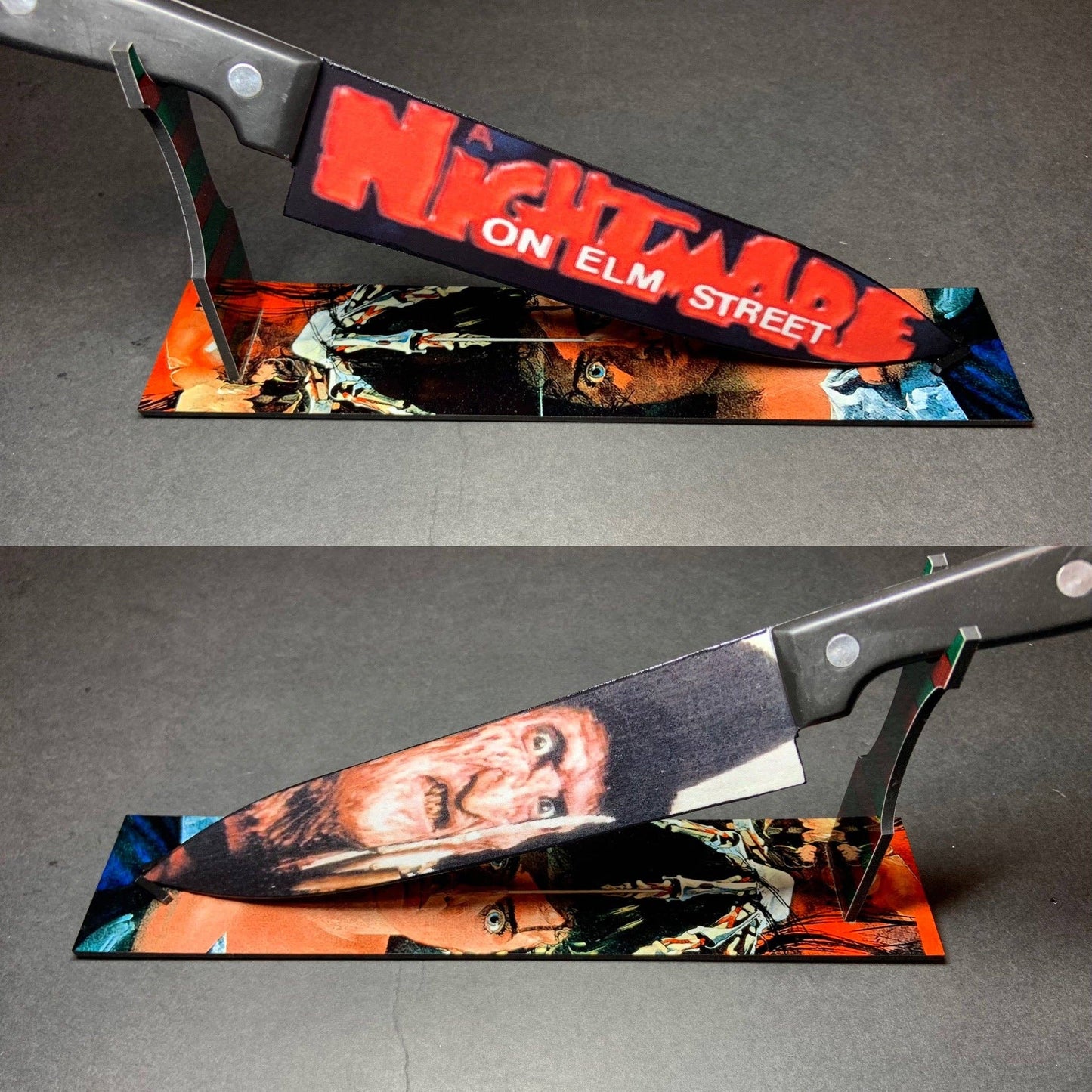 Dead Dave Designs - Freddy Krueger Kitchen Knife With/Without Sublimated Stand: Knife W Stand