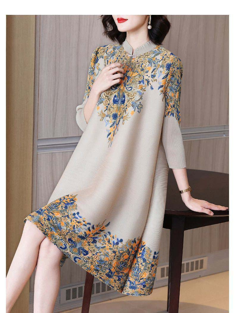 Retro Improved Cheongsam Mid-length Women's Clothing