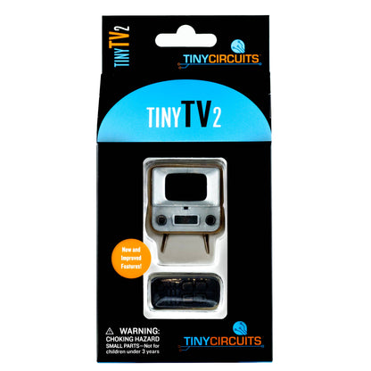 TinyCircuits - TinyTV® 2 with Tiny Remote: Brown