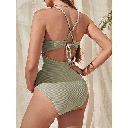 Fashion Loose Pregnant Women's One-piece Swimsuit Strap