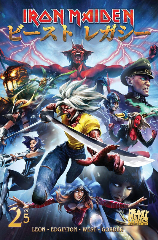 Heavy Metal - Iron Maiden Legacy of the Beast - Issue #2 - Cover B: Default Title
