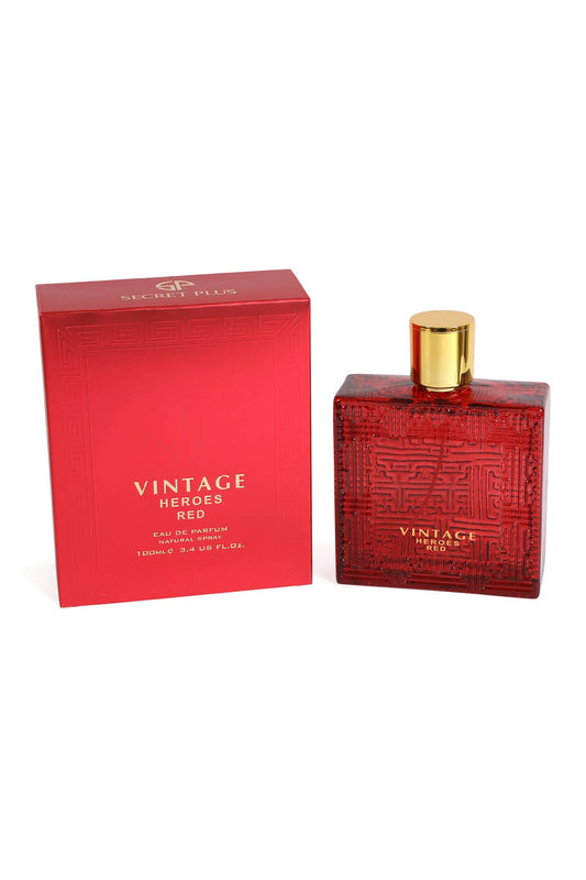 MYS Wholesale Inc - Vintage Heroes Red Spray Cologne Eau De Parfum For Men
