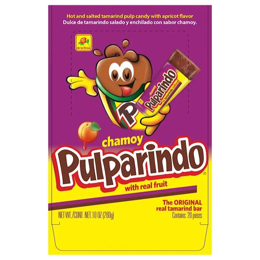 Food Crush Corp - De La Rosa Pulparindo Chamoy Mexican Candy (Case of 20)