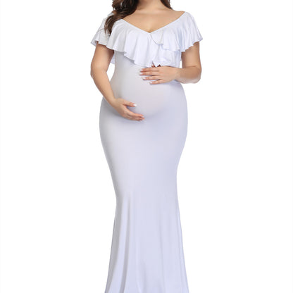 Maternity Photography Chiffon Mop Dress