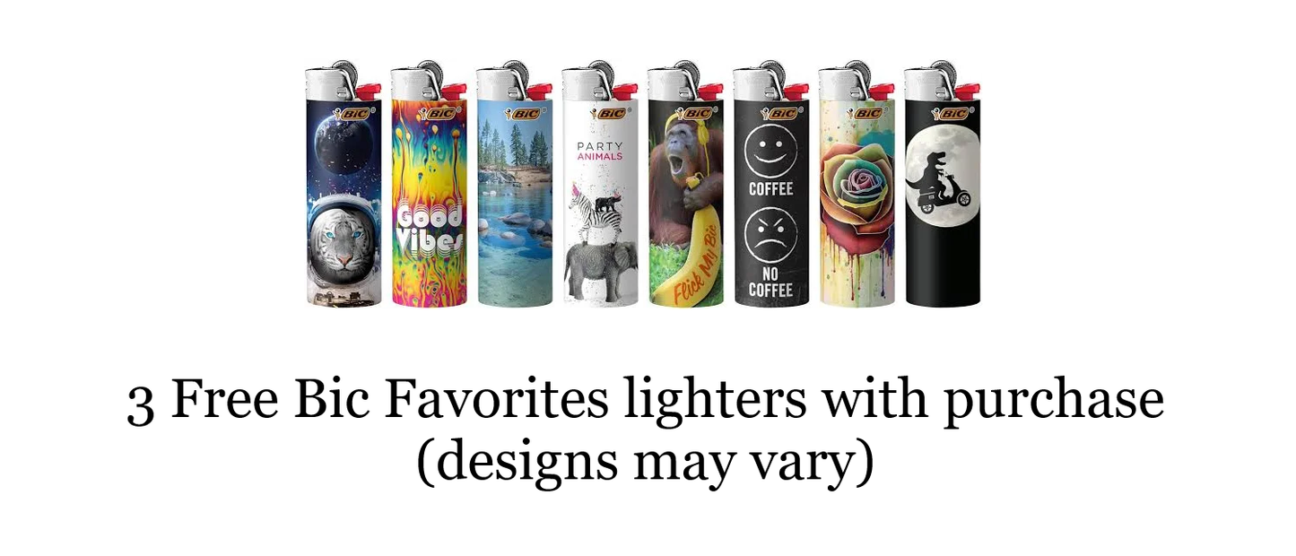 MFGRUS INC - Eagle Torch pod Pop lighters 24/ct display + 3 Free Bic Fav