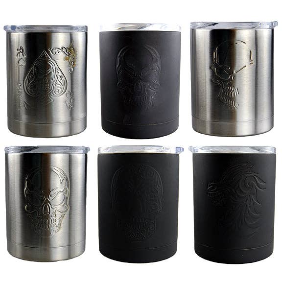 Novelty Closeout - Roughneck 10oz High Ball Insulated Cup Assortment - 6/Pack: Closeout Price