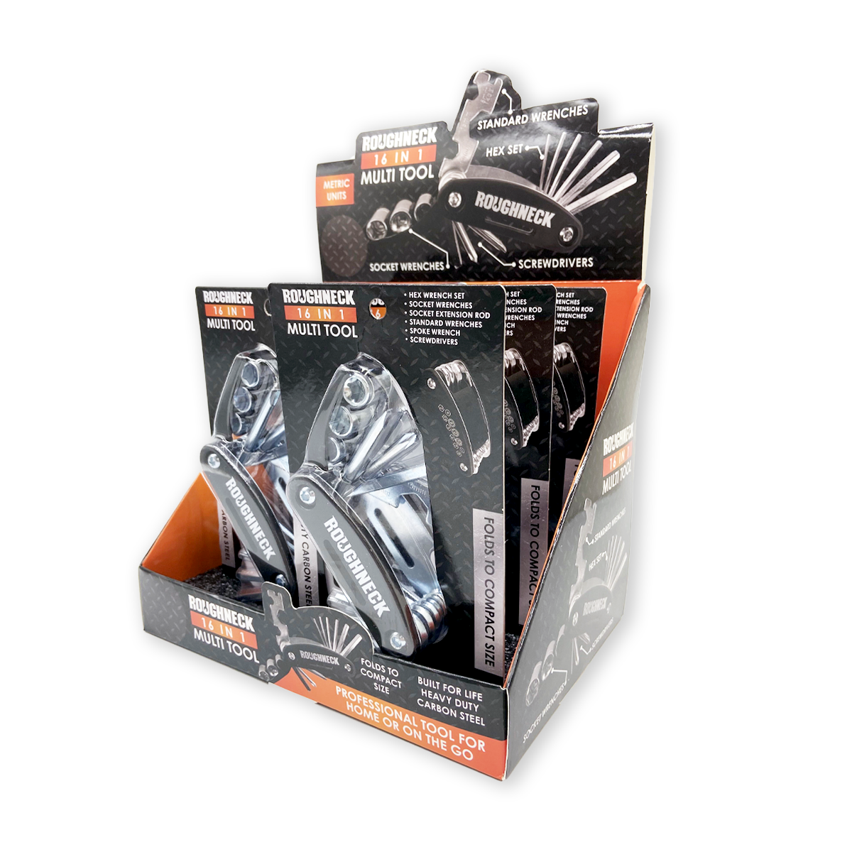 Novelty Brands - 16 in 1 Tool Multi Tool - 6 Pieces Per Retail Ready Display