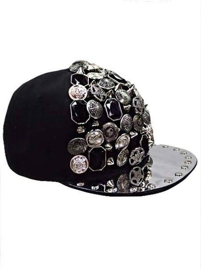 Cap Zone - Punk Rock Heavy Metal Studded Snapback