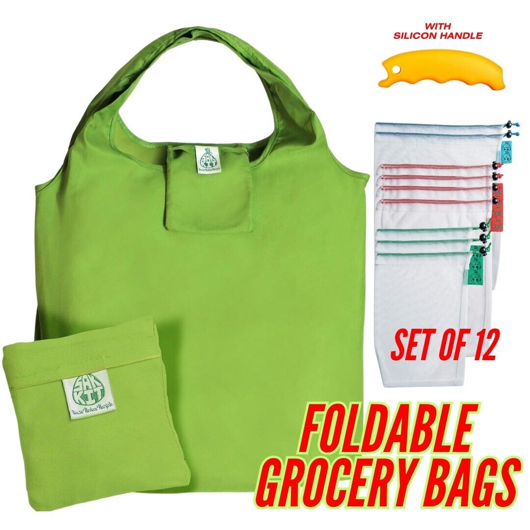 Eco Friendly Grocery Shopping Reusable Bag Vegetable Fruit Mesh Bags