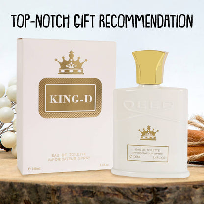 MYS Wholesale Inc - King-D White Spray Cologne E4au De Toilette For Men
