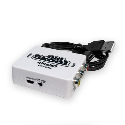 Old Skool - AVtoHDMI Converter: White