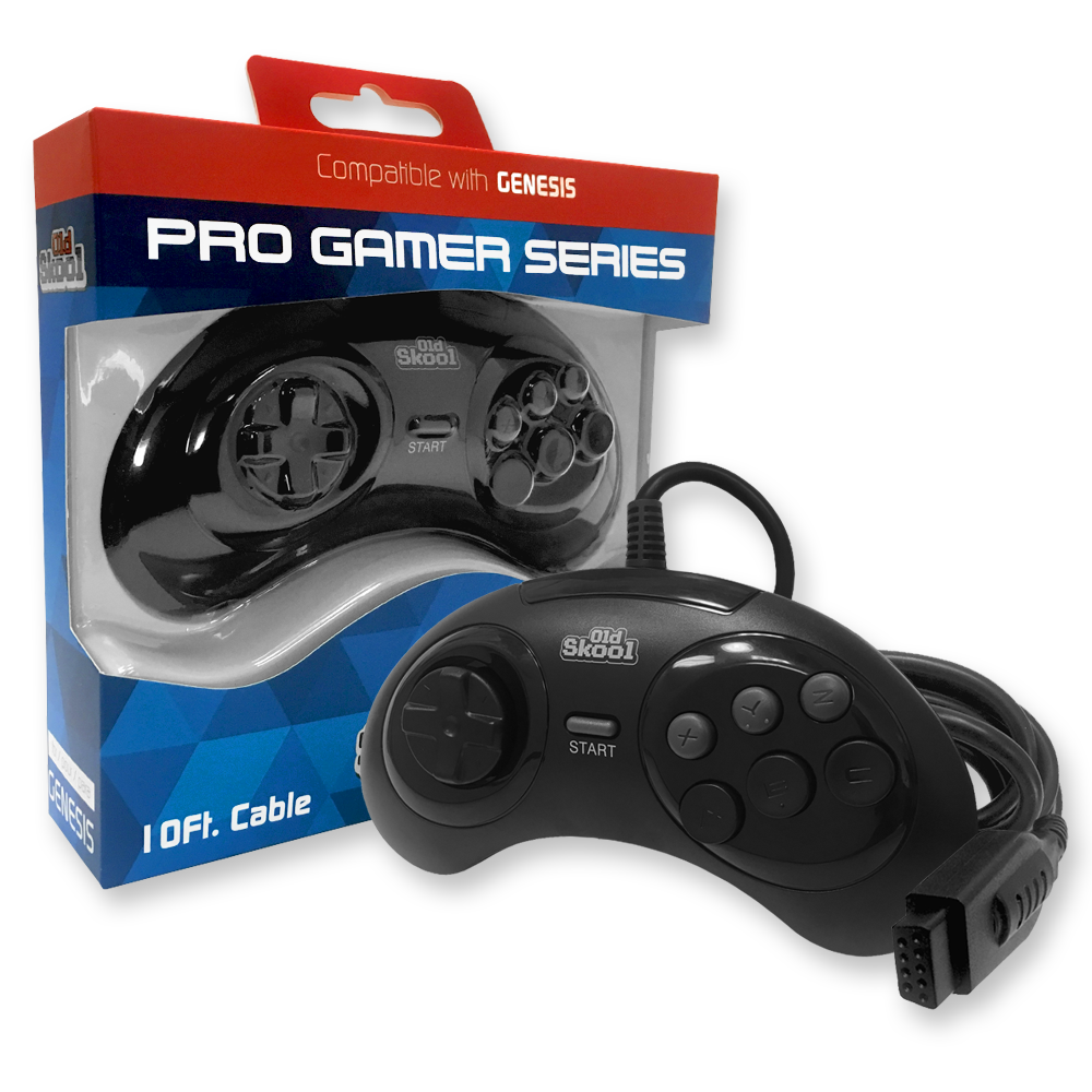 Old Skool - PGS Genesis Controller: Black