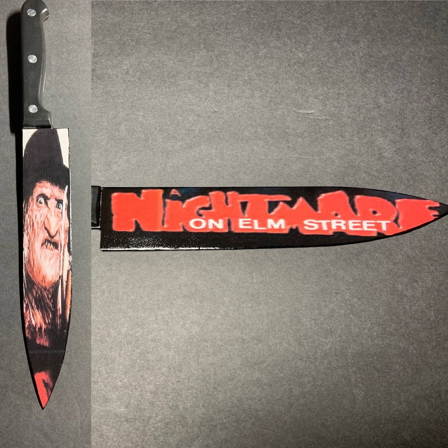 Dead Dave Designs - Freddy Krueger Kitchen Knife With/Without Sublimated Stand: Knife W Stand