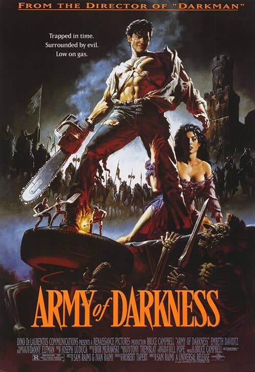 Posters Wholesale - Army of Darkness Trapped in time. Horror Movie .: Cardboard Back & Clear Bag