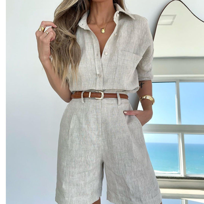 Solid Color Fashion Casual Women's Suit