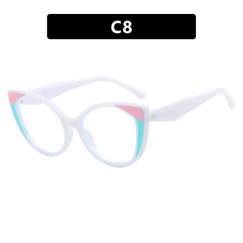 TR90 Anti-blue Light Personality Avant-garde European And American Fashion Glasses