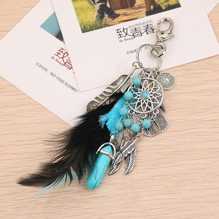 European And American Dreamcatcher Gossip Car Key Ring