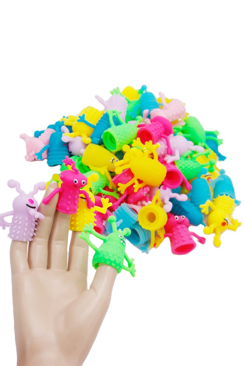 Cap Zone - Mini Alien Monster Pretend Finger Puppets 60 pcs