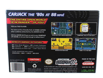 Toynk - Retro City Rampage Game DX - Arcade Block Exclusive