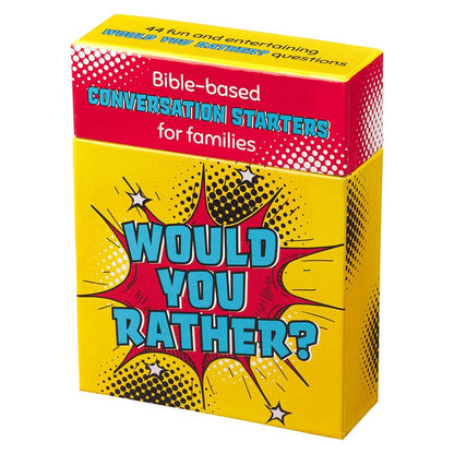Christian Art Gifts - Conversation Starters for Families Would you Rather