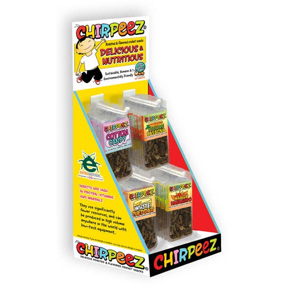 EntoLife Edible Insects - Crickets, Ants & Scorpions! - CHIRPEEZ FLAVORED CRICKET SNACKS