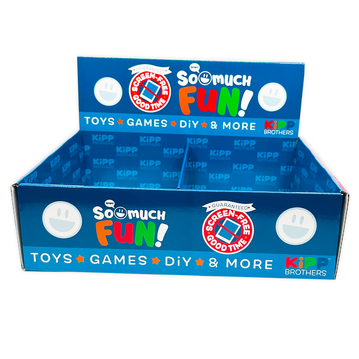 Novelty Brands - Merchandising Fixture - Corrugated Toy Shelf Display Only