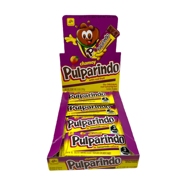 Food Crush Corp - De La Rosa Pulparindo Chamoy Mexican Candy (Case of 20)
