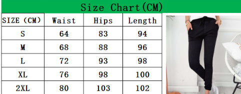 Women's Fashion Casual Slim Fit Skinny Elastic Pants