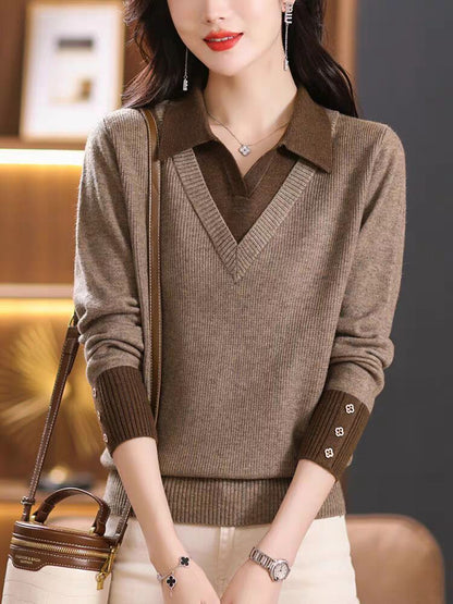 Women's Fashionable Stylish Shirt Sweater Bottoming Shirt