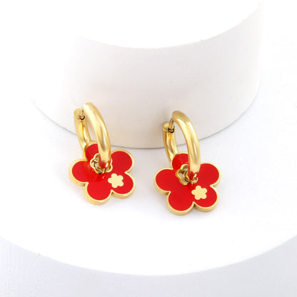 All-match Plum Earrings For Women