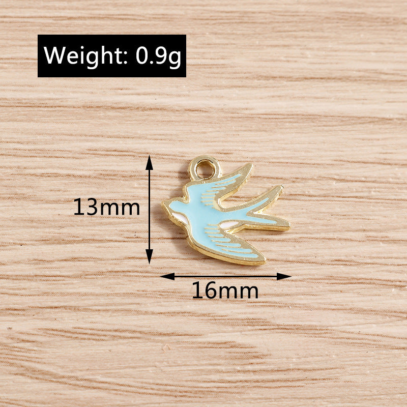 Cartoon Swallow Bird Animal Pendant Jewelry