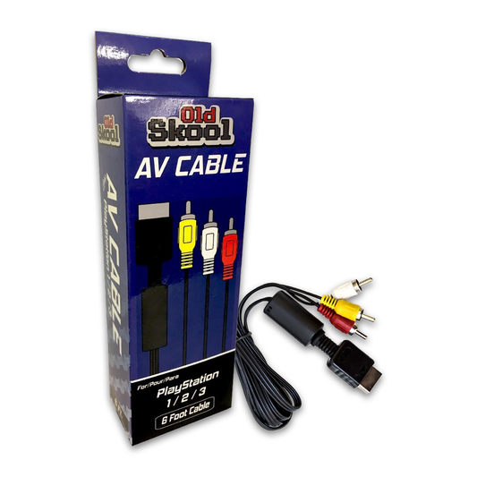 Old Skool - PS1,PS2,PS3 AV Cable