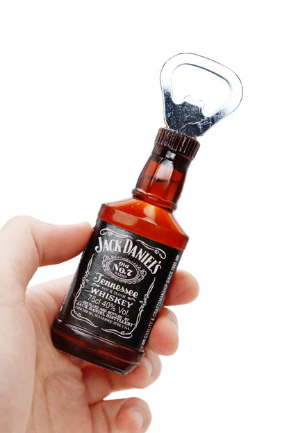 Cap Zone - Mini Whiskey Liquid Filled Magnetic Bottle Opener