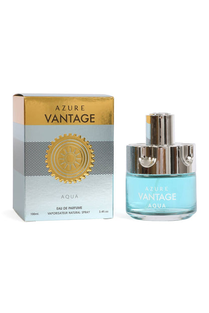 MYS Wholesale Inc - Azure Vantage Aqua Spray Cologne Eau De Parfum For Men