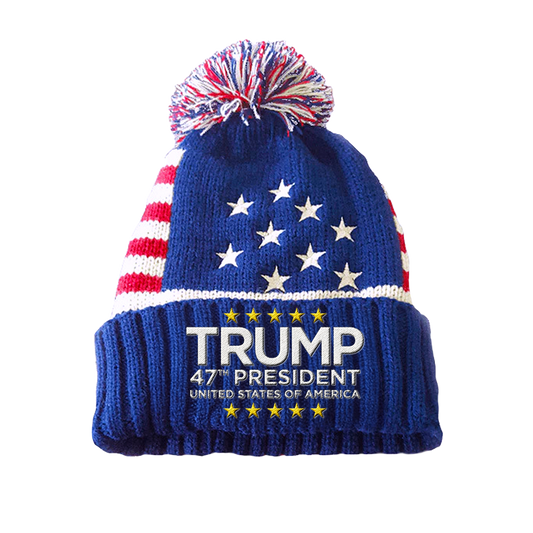 I Love My Freedom - Trump 47th President Beanie - 3128