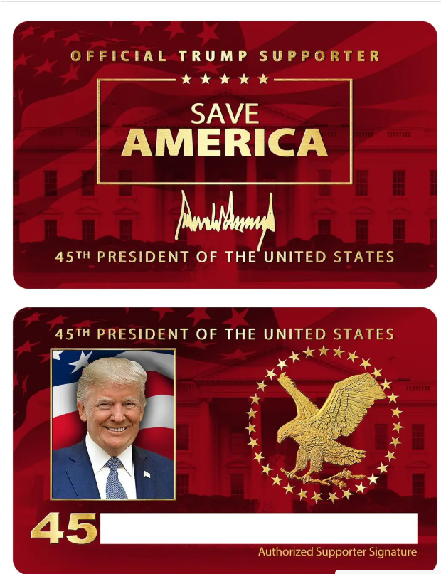 I Love My Freedom - Save America Supporter Card