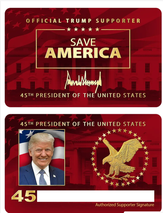 I Love My Freedom - Save America Supporter Card