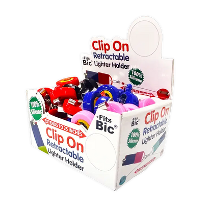 FRIZZALES - Silicone Lighter Holder with Retractable Cord Assortment- Blowout Price