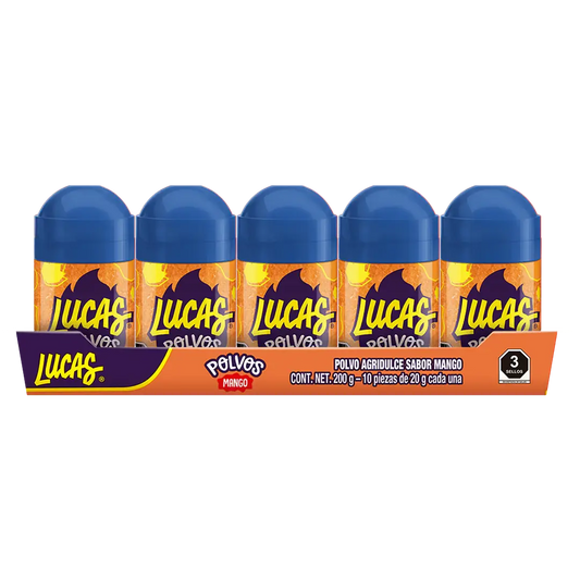 Food Crush Corp - Baby Lucas Polvo Mango Mexican Candy (Cases of 10)