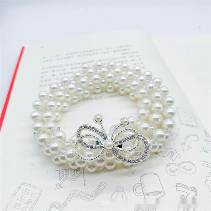 Fashion Jewelry Women's White Pearl Waist Chain Decoration