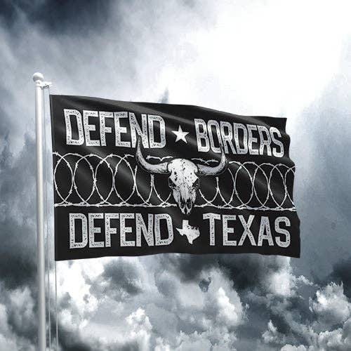 I Love My Freedom - TEXAS FLAG 6: Defend Borders Defend Texas
